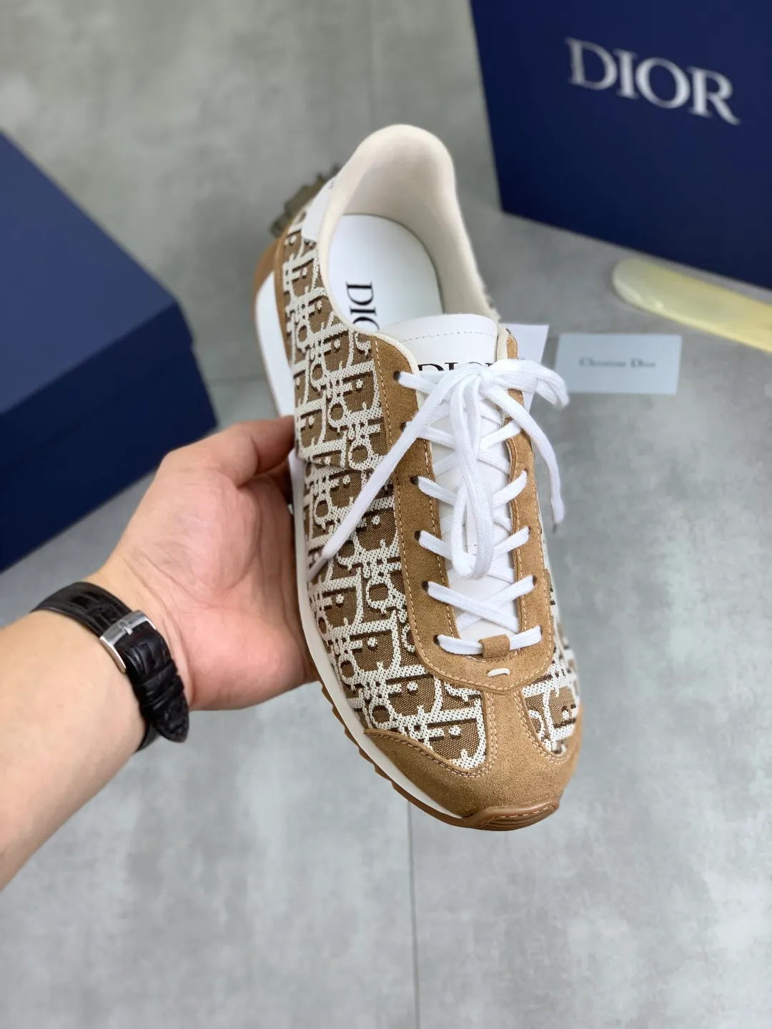 Men's Men's Shoes💰P420💰[New Style]🆘[Dior] 2025 Dior Original Lace-up Low-top Men's Shoes Classic casual shoes 🔥This model is the official flagship model with high quality and made by famous original designers. It is made of high-quality cowhide with original materials➕comfortable and breathable mesh lining➕pigskin insole. The perfect last shape and generous and fashionable design have attracted many consumers and are suitable for drivers to drive🚗. What you want is the best quality in the market. Color: 8️⃣Color Code number: 38--44 (45 46 customized)